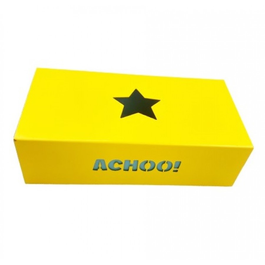 Κουτί για Χαρτομάντηλα Κίτρινο Achoo HOOPLADOO 